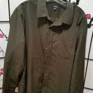 Green button up